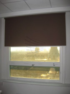 Рулонные шторы больших размеров в телецентре