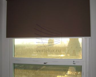 Рулонные шторы больших размеров в телецентре