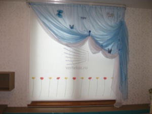 Рулонные шторы в детской