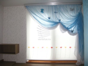 Рулонные шторы в детской