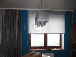 Рулонные шторы в гостевой