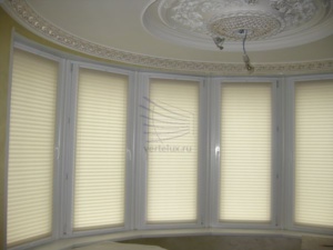 шторы плиссе в гостиной