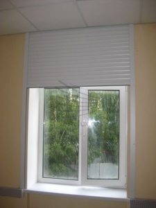 Рольставни внутри помещения