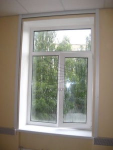 Рольставни внутри помещения