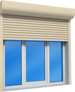 Рольставни бежевые