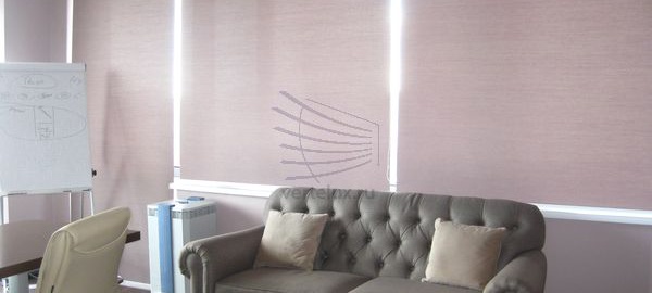 Рулонные шторы на окна в офис