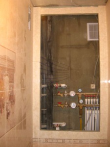 Проем под рольставни до