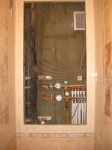 Проем под рольставни до