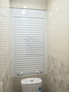 Металлические рольставни в санузел