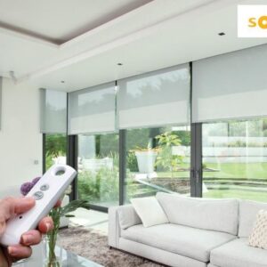 Рулонные шторы с электроприводом