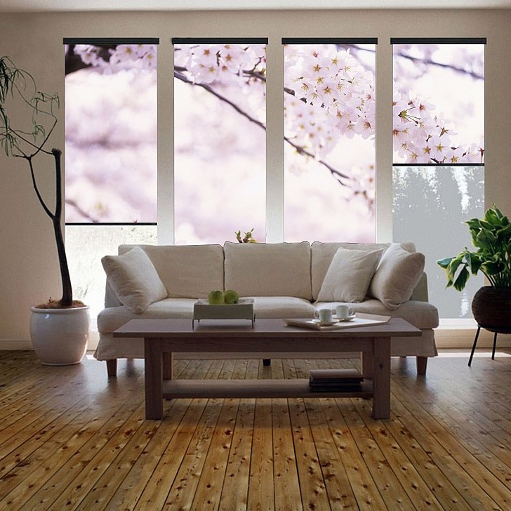 рулонные шторы с фотопечатью